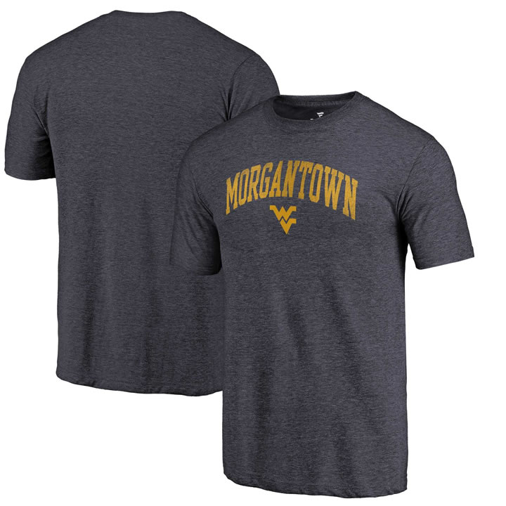 West Virginia Mountaineers Fanatics Branded Navy Hometown Arched City Tri Blend T-Shirt,We sell and wholesale West Virginia Mountaineers Fanatics Branded Navy Hometown Arched City Tri Blend T-Shirt on line form chian!